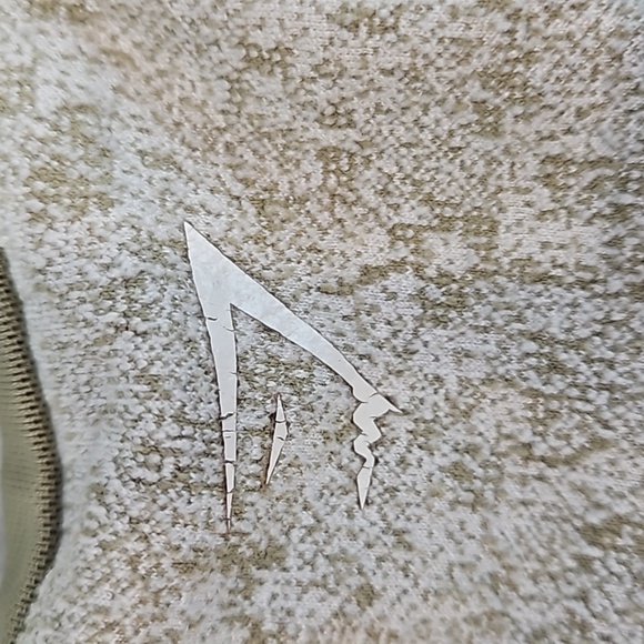 Gym shark  racerback texture sage green sport bra xs - Picture 5 of 7